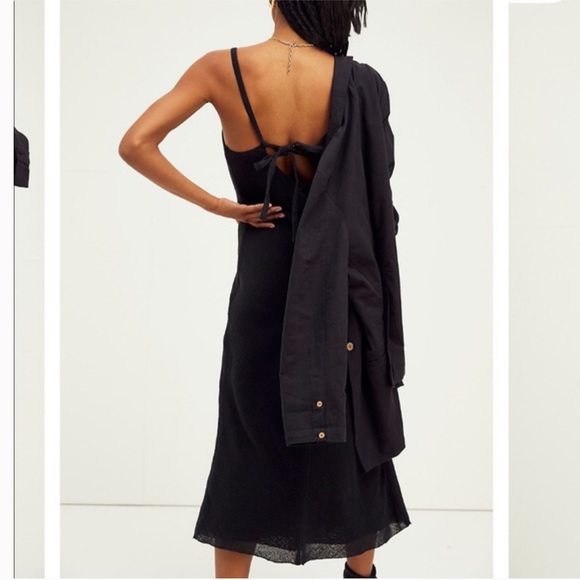 SOLD✨FREE PEOPLE A Winning Combo Linen Dress Blazer Set - Picture 2 of 11